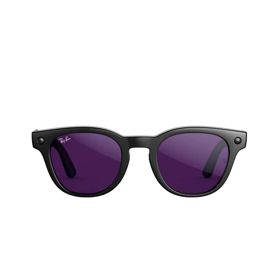 Смарт-очки Ray-Ban | Meta Scriber Optics [Gen 2] Standard - Shiny Black / Clear to Amethyst Transitions