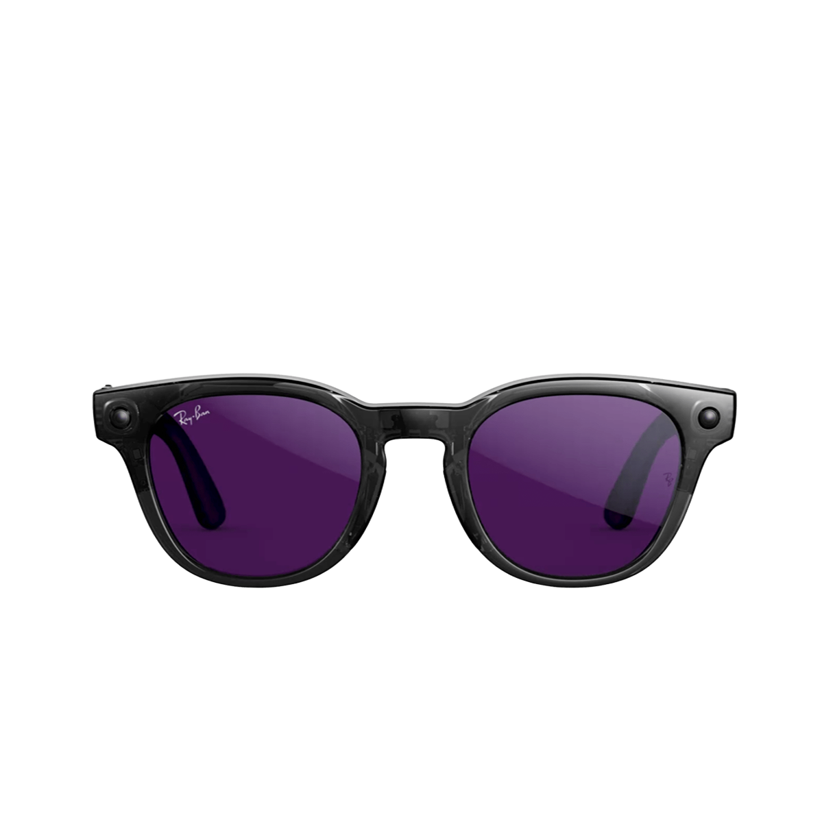 Смарт-очки Ray-Ban | Meta Scriber Optics [Gen 2] Standard - Shiny Transparent Black / Clear to Amethyst Transitions