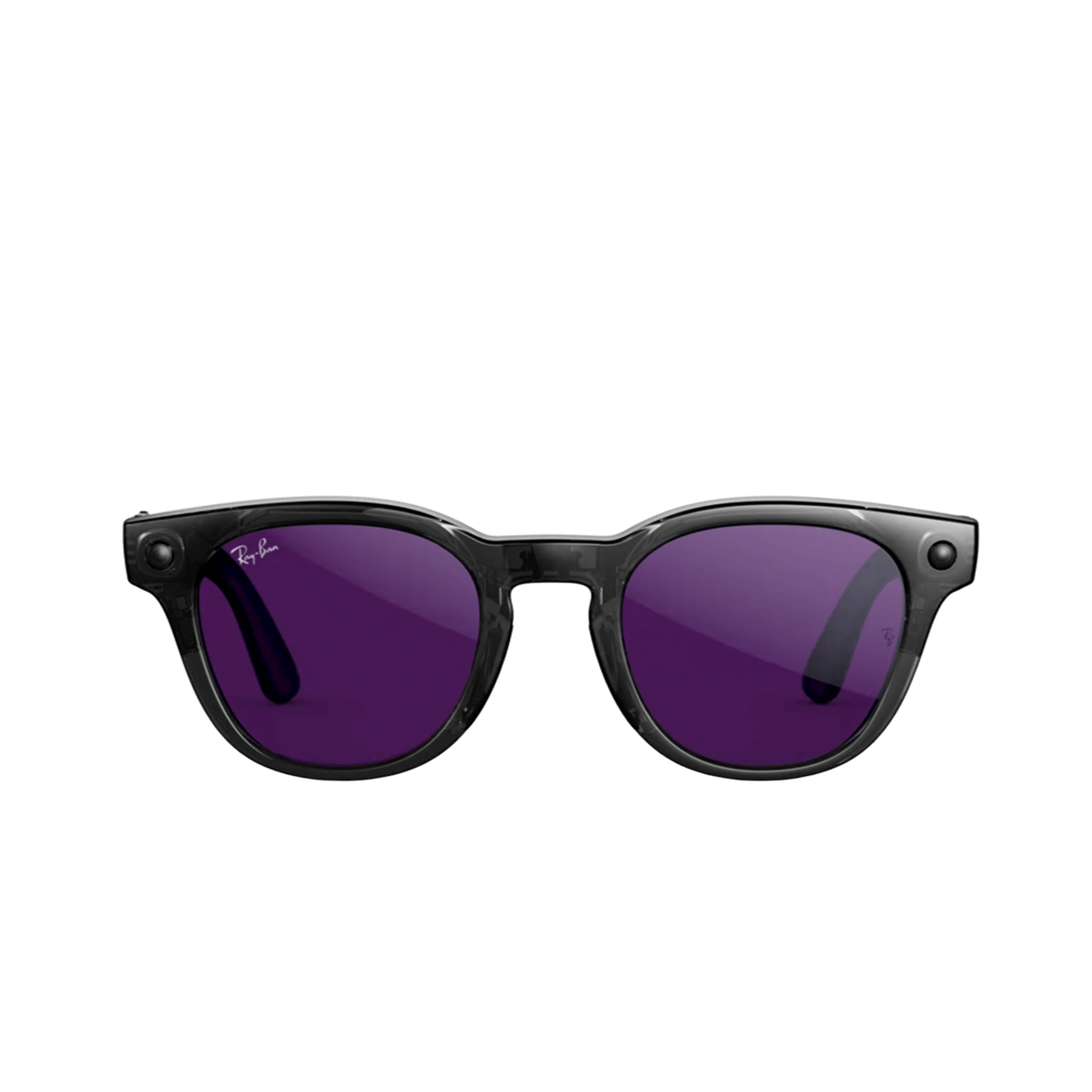 Смарт-очки Ray-Ban | Meta Scriber Optics [Gen 2] Standard - Shiny Transparent Black / Clear to Amethyst Transitions