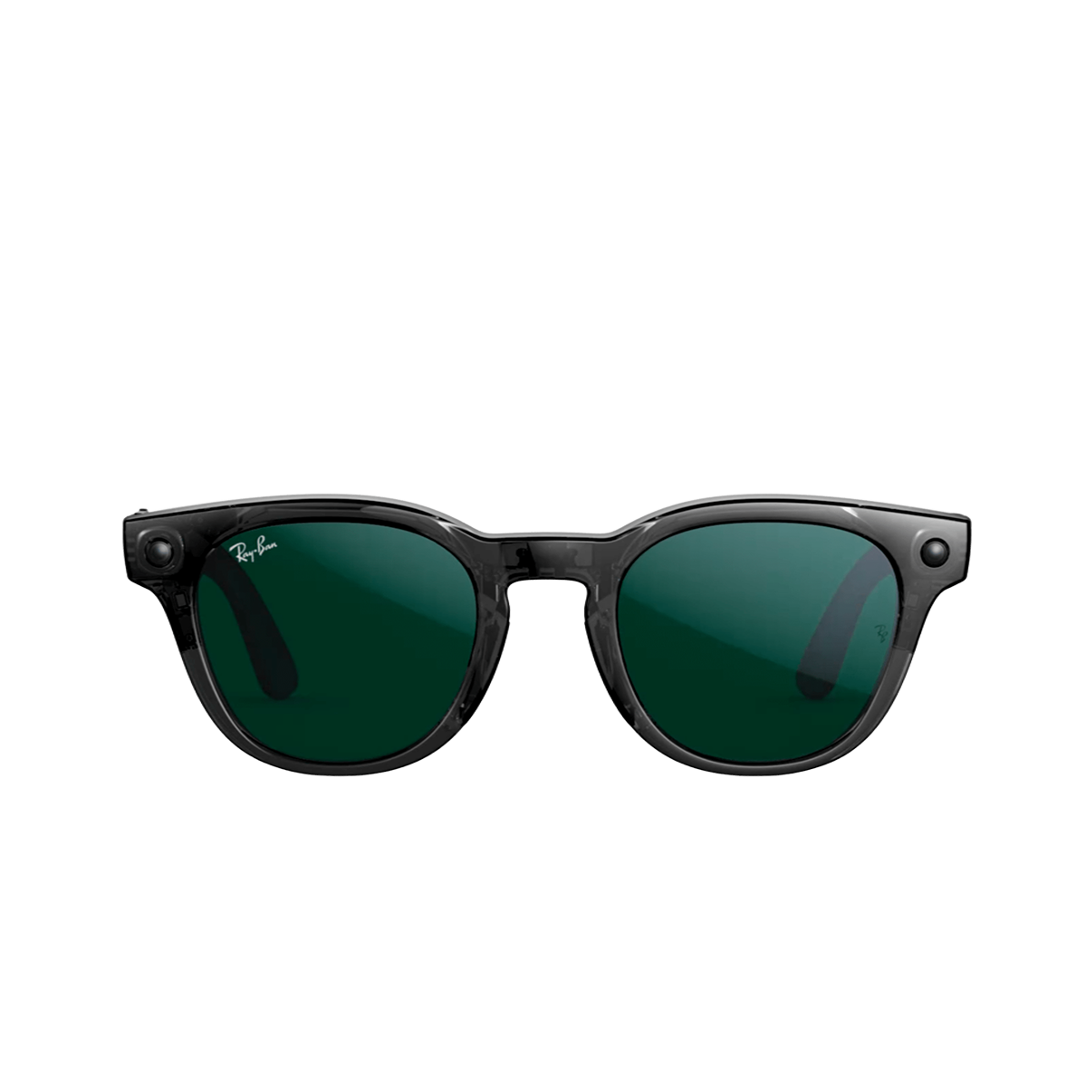 Смарт-очки Ray-Ban | Meta Scriber Optics [Gen 2] Standard - Shiny Transparent Black / Clear to Emerald Transitions