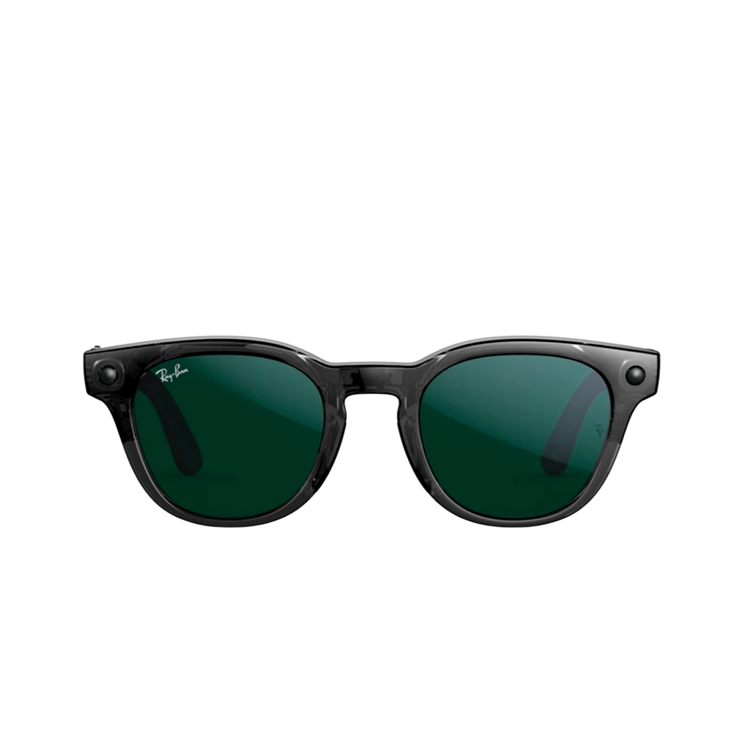 Смарт-очки Ray-Ban | Meta Scriber Optics [Gen 2] Standard - Shiny Transparent Black / Clear to Emerald Transitions