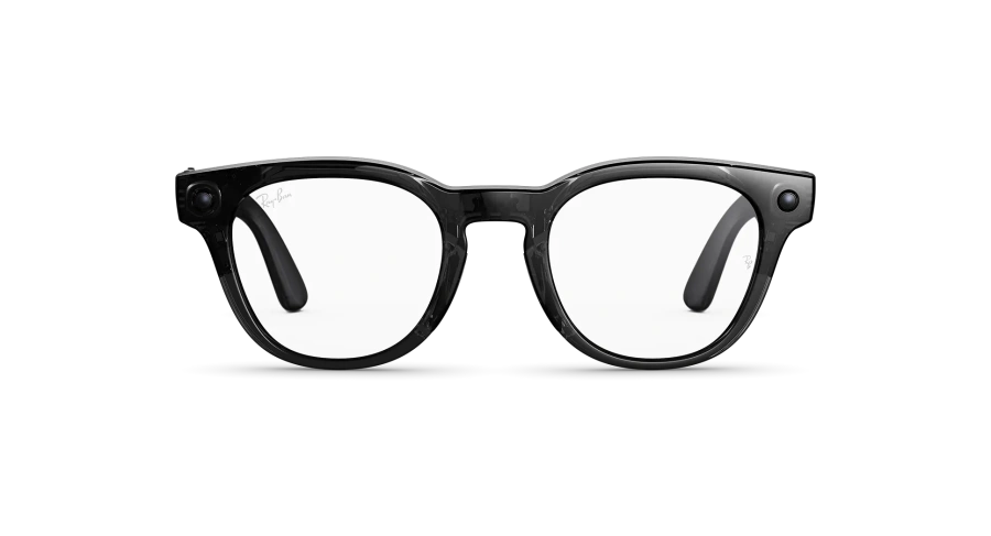 Смарт-очки Ray-Ban | Meta Scriber Optics [Gen 2] Standard - Shiny Transparent Black / Clear to Amethyst Transitions