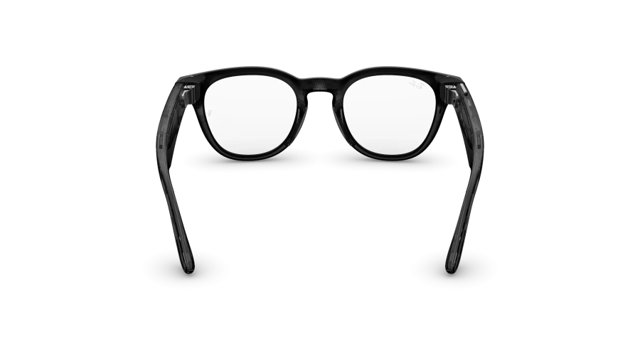 Смарт-очки Ray-Ban | Meta Scriber Optics [Gen 2] Standard - Shiny Transparent Black / Clear to Amethyst Transitions