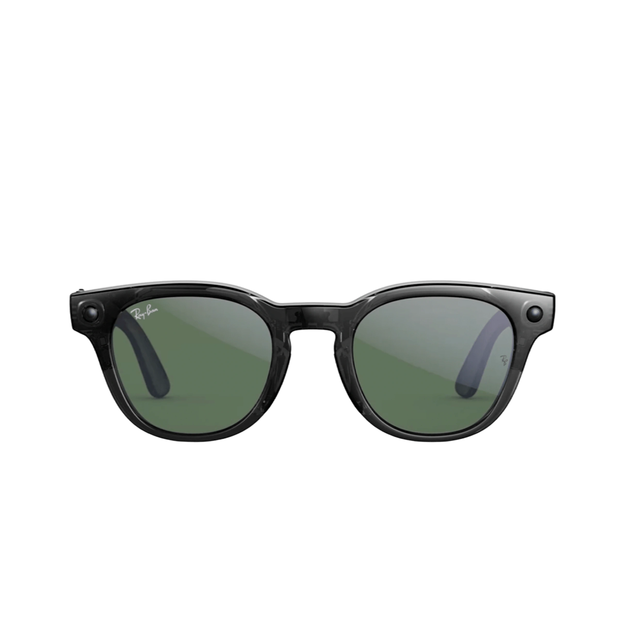 Смарт-очки Ray-Ban | Meta Scriber Optics [Gen 2] Standard - Shiny Transparent Black / Clear to Green Transitions