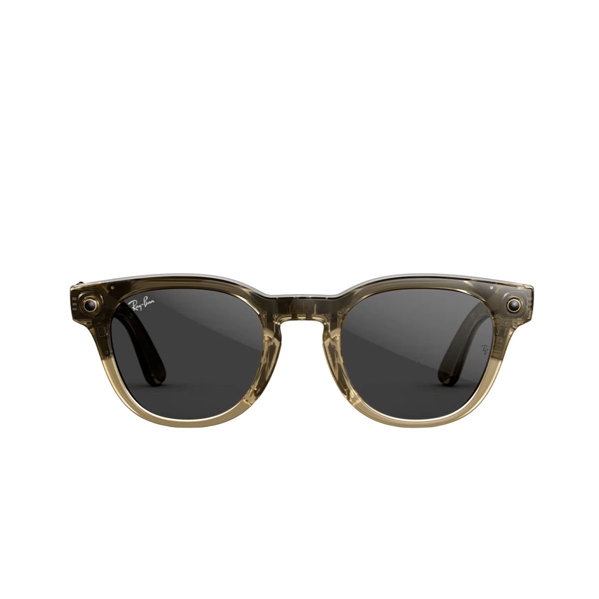 Смарт-очки Ray-Ban | Meta Scriber Optics [Gen 2] Standard - Shiny Transparent Stone Beige / Clear to Grey Transitions