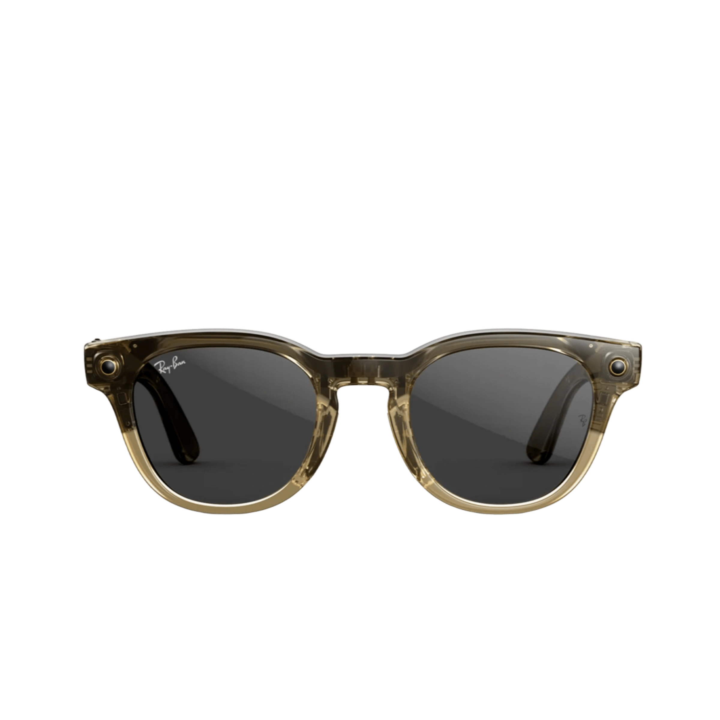 Смарт-очки Ray-Ban | Meta Scriber Optics [Gen 2] Standard - Shiny Transparent Stone Beige / Clear to Grey Transitions
