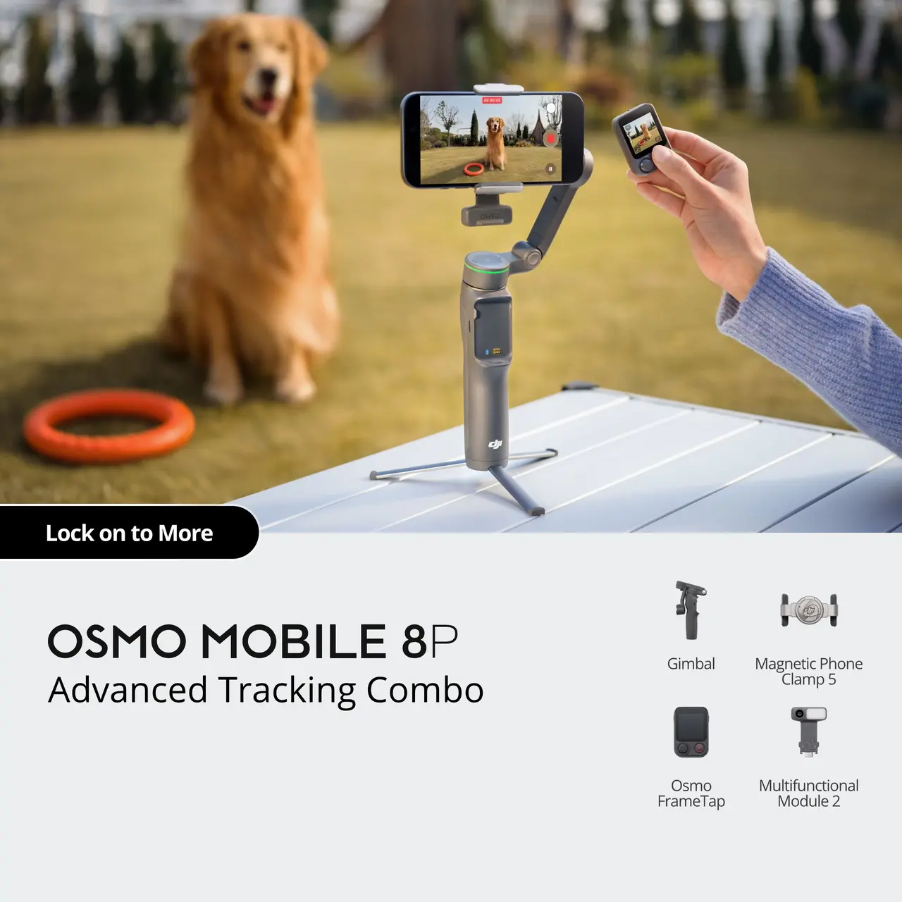Стабилизатор для смартфонов DJI Osmo Mobile 8P Advanced Tracking Combo