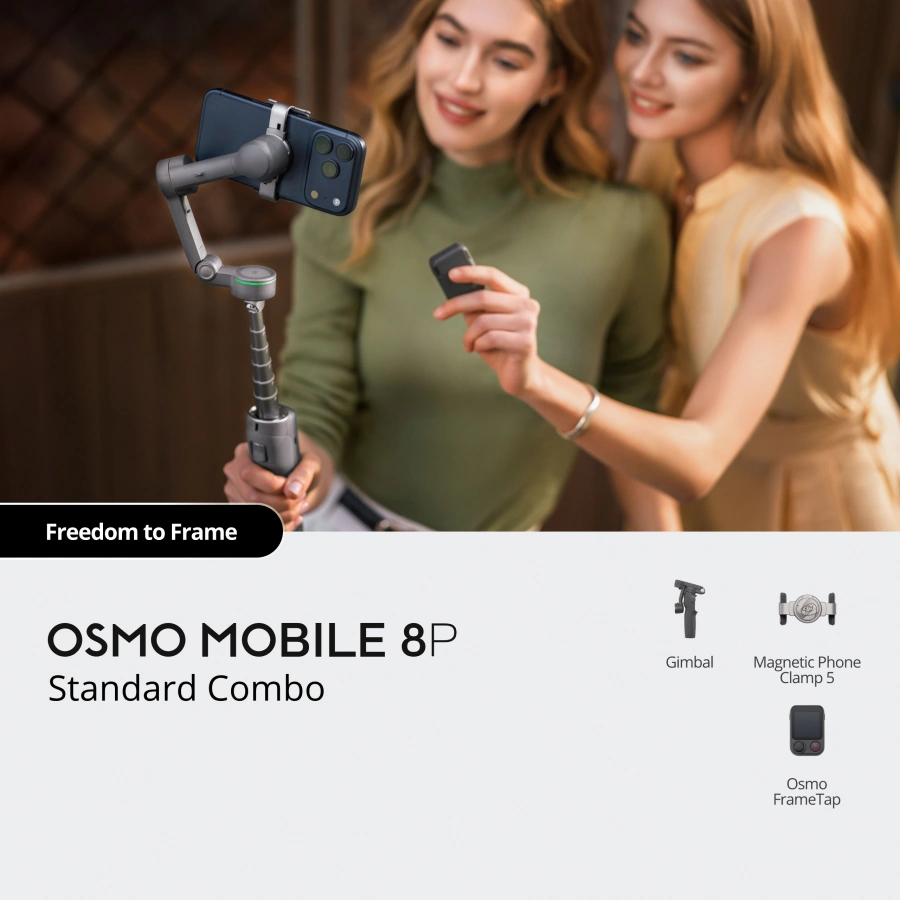 Стабилизатор для смартфонов DJI Osmo Mobile 8P Standard Combo