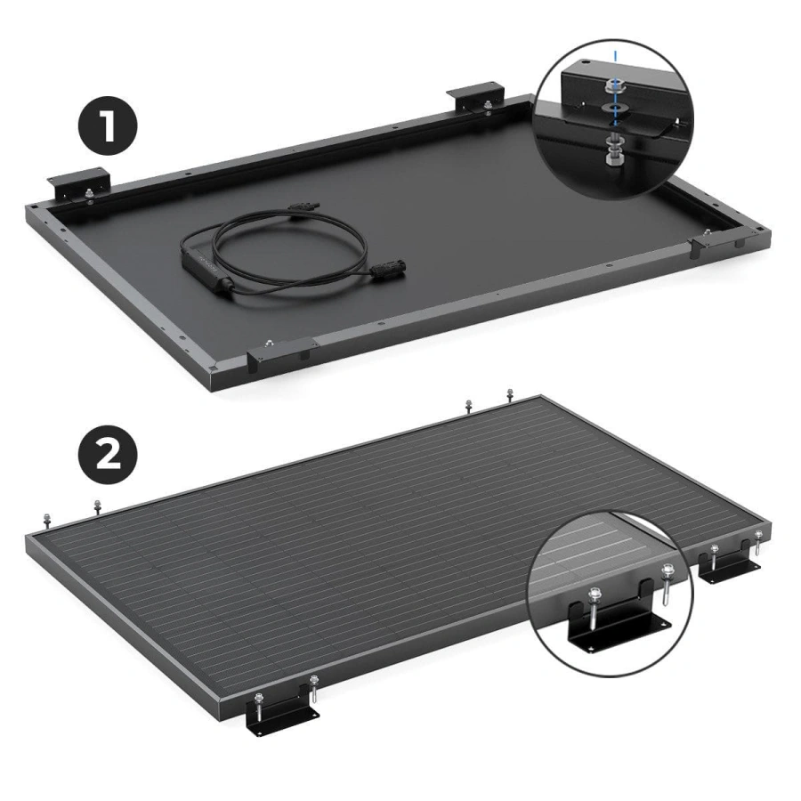 Система креплений солнечных панелей на кровле EcoFlow Rigid Solar Panel Mounting Feet (AKIT-MS331)