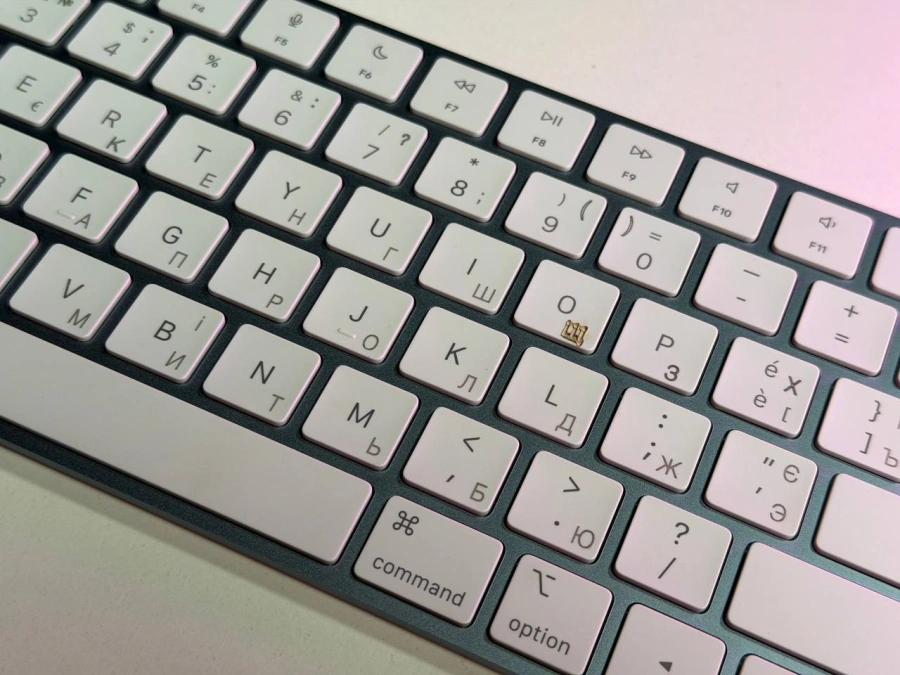 ВЖИВАНА Б/У Клавиатура Apple Magic Keyboard [Lightning] - US English (MK2A3LL/A) - Состояние: удовлетворительное | Комплектация: клавиатура | Гарантия: 3 мес.