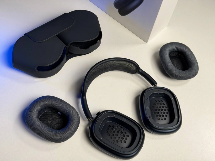 ВЖИВАНІ Б/У Наушники Apple AirPods Max [USB-C] 2024 - Midnight (MWW43) - Состояние: хорошее | Комплектация: полный | Гарантия: 3 мес.