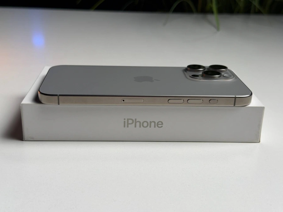 ВЖИВАНИЙ Б/У Apple iPhone 15 Pro Max 512GB Natural Titanium (MU7E3) - Стан: ідеальний | Акумулятор: 89% | Комплектація: повний | Гарантія: 3 міс.