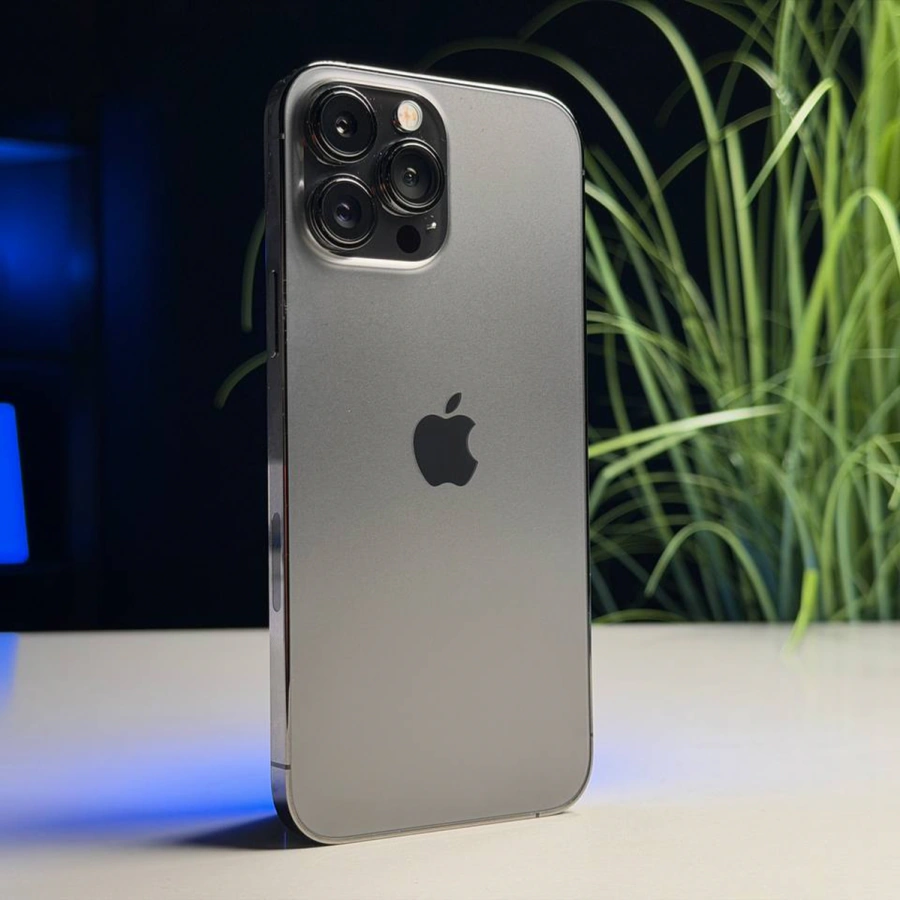 ВЖИВАНИЙ Б/У Apple iPhone 13 Pro Max 256GB Graphite (MLKR3, MLLA3) - Стан: гарний | Акумулятор: 100% | Комплектація: iPhone, кабель | Гарантія: 3 міс.
