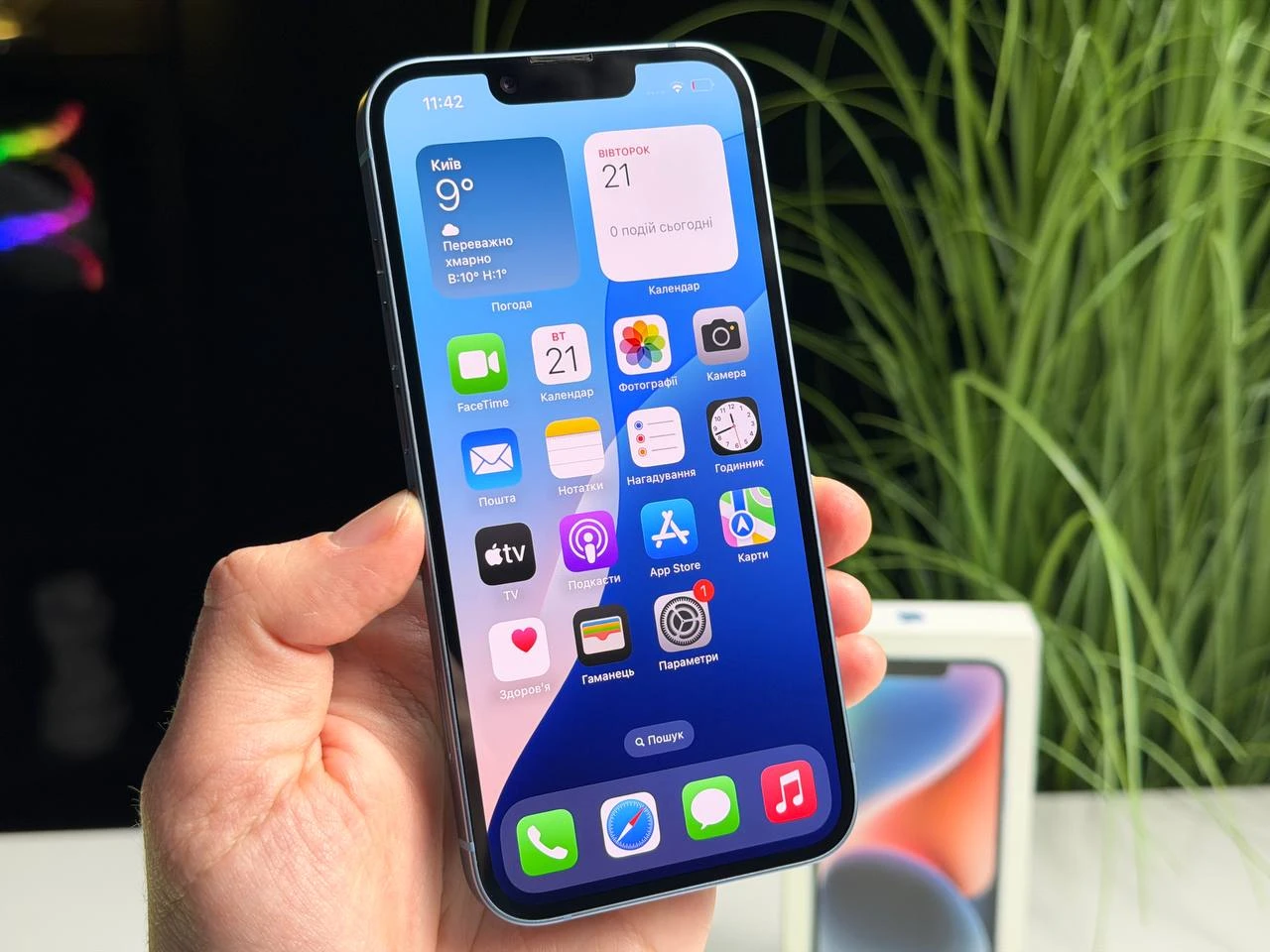 ВЖИВАНИЙ Б/У Apple iPhone 14 128GB Blue (MPVN3) - Состояние: хороший | Аккумулятор: 100% | Комплектация: полный | Гарантия: 3 мес.