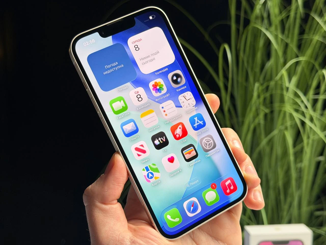 ВЖИВАНИЙ Б/У Apple iPhone 14 128GB Starlight (MPUR3) - Состояние: хороший | Аккумулятор: 100% | Комплектация: полный | Гарантия: 3 мес.