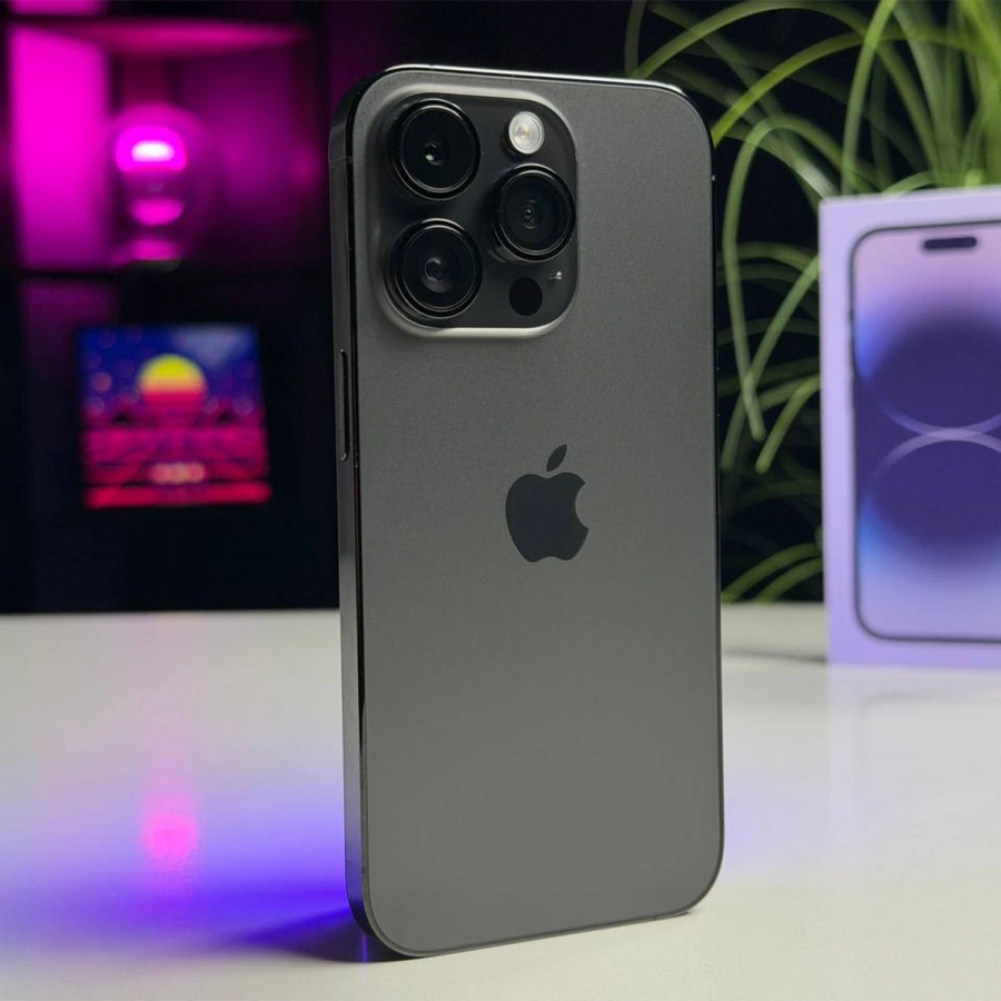 ВЖИВАНИЙ Б/У Apple iPhone 14 Pro 256GB Space Black (MQ0T3) - Стан: гарний | Акумулятор: 100% | Комплектація: повний | Гарантія: 3 міс.