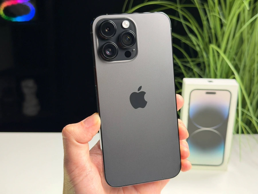 ВЖИВАНИЙ Б/У Apple iPhone 14 Pro Max 1TB Space Black (MQC23) - Состояние: хороший | Аккумулятор: 100% | Комплектация: полный | Гарантия: 3 мес.