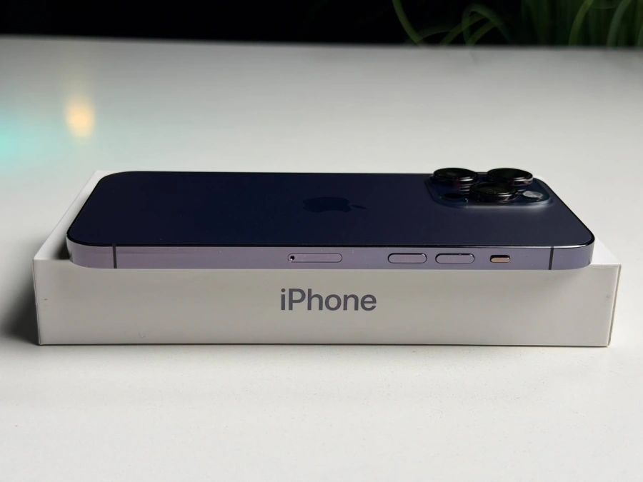 ВЖИВАНИЙ Б/У Apple iPhone 14 Pro Max 256GB Deep Purple (MQ9X3) - Состояние: хороший | Аккумулятор: 100% | Комплектация: полный | Гарантия: 3 мес.