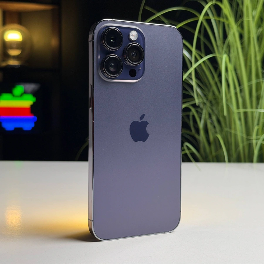 ВЖИВАНИЙ Б/У Apple iPhone 14 Pro Max 256GB Deep Purple (MQ9X3) - Стан: гарний | Акумулятор: 100% | Комплектація: iPhone, кабель | Гарантія: 3 міс.