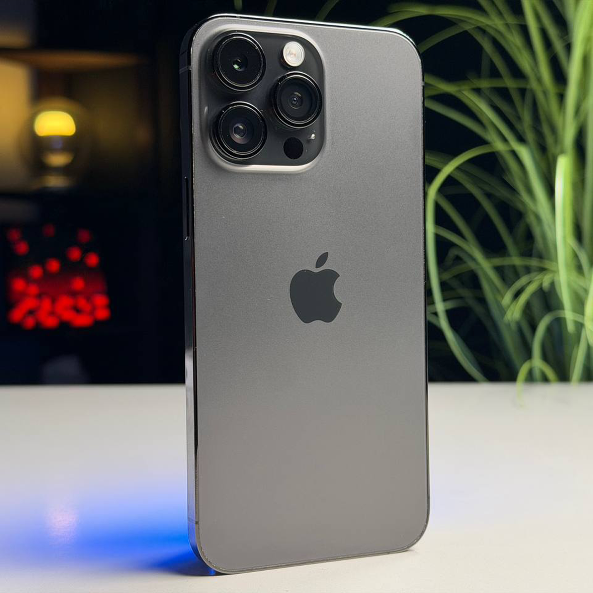 ВЖИВАНИЙ Б/У Apple iPhone 14 Pro Max 256GB Space Black (MQ9U3) - Состояние: хороший | Аккумулятор: 100% | Комплектация: iPhone, кабель | Гарантия: 3 мес.