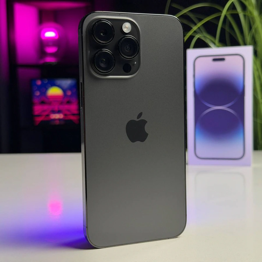 ВЖИВАНИЙ Б/У Apple iPhone 14 Pro Max 512GB Space Black (MQAF3) - Стан: гарний | Акумулятор: 100% | Комплектація: повний | Гарантія: 3 міс.