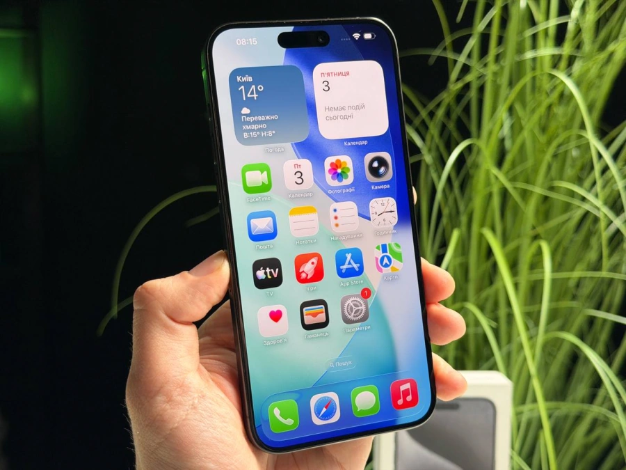 ВЖИВАНИЙ Б/У Apple iPhone 15 Pro Max 256GB Black Titanium (MU773) - Состояние: идеальный | Аккумулятор: 88% | Комплектация: полный | Гарантия: 3 мес.