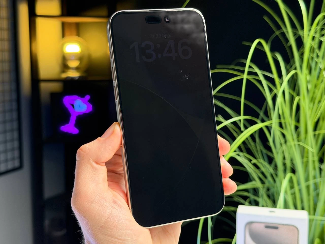 ВЖИВАНИЙ Б/У Apple iPhone 15 Pro Max 512GB Natural Titanium (MU7E3) - Состояние: хороший | Аккумулятор: 100% | Комплектация: полный | Гарантия: 3 мес.