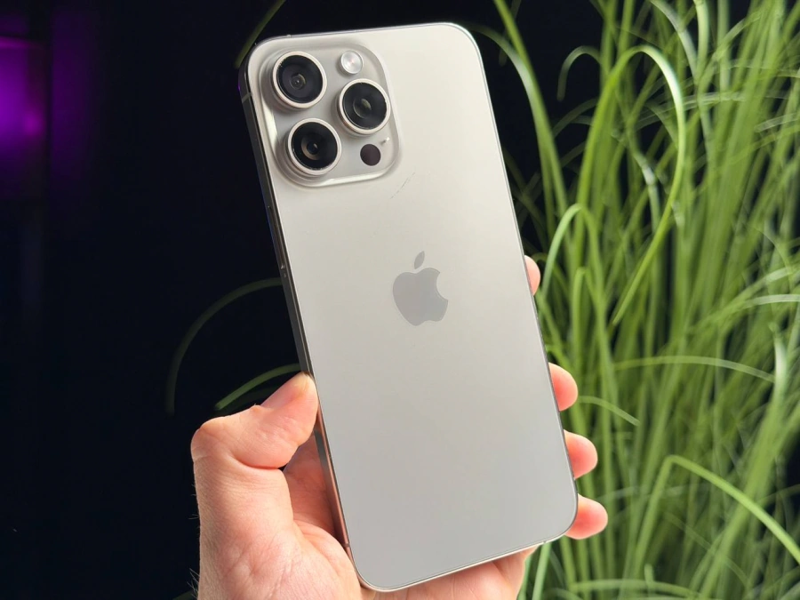 ВЖИВАНИЙ Б/У Apple iPhone 15 Pro Max 512GB Natural Titanium (MU7E3) - Состояние: хороший | Аккумулятор: 90% | Комплектация: полный | Гарантия: 3 мес.