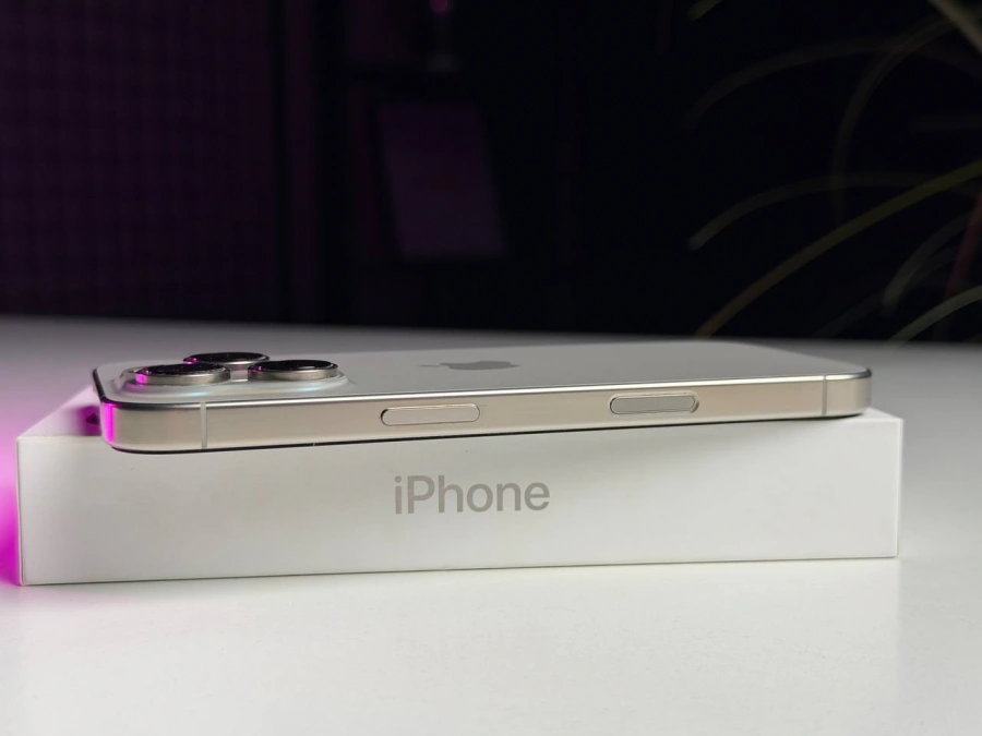 ВЖИВАНИЙ Б/У Apple iPhone 16 Pro 128GB Natural Titanium (MYNG3) - Состояние: хороший | Аккумулятор: 91% | Комплектация: полный | Гарантия: 3 мес.
