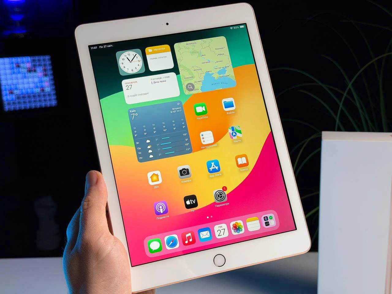 ВЖИВАНИЙ Б/У iPad 2018 Wi-Fi 32GB Gold (MRJN2) - Состояние: хороший | Аккумулятор: 90% | Комплектация: полный | Гарантия: 3 мес.