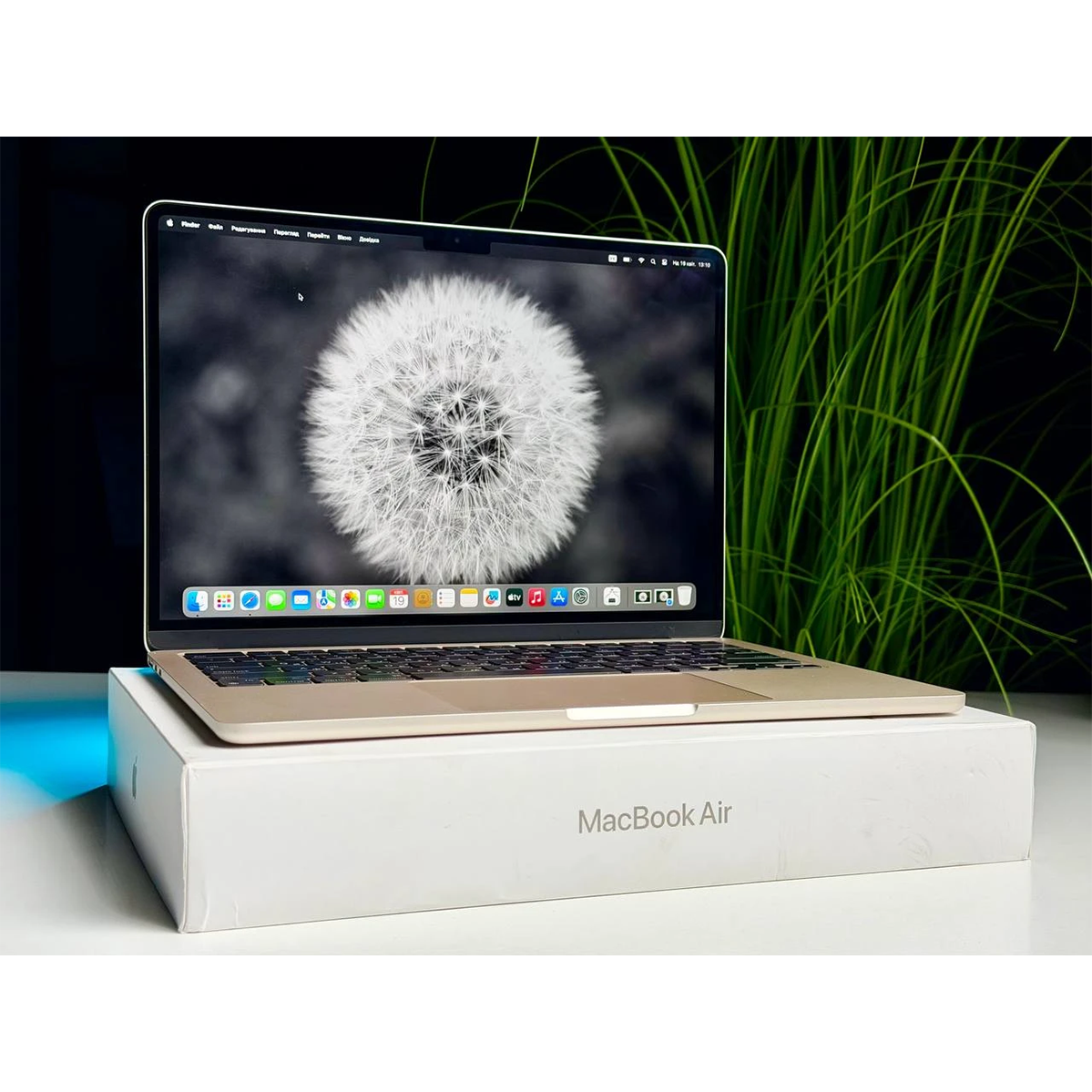 ВЖИВАНИЙ Б/У MacBook Air 13" M3/8CPU/10GPU/8GB/512GB Starlight 2024 (MRXU3) - Стан: гарний | Акумулятор: 100% | Комплектація: повний + накладка | Гарантія: 3 міс.