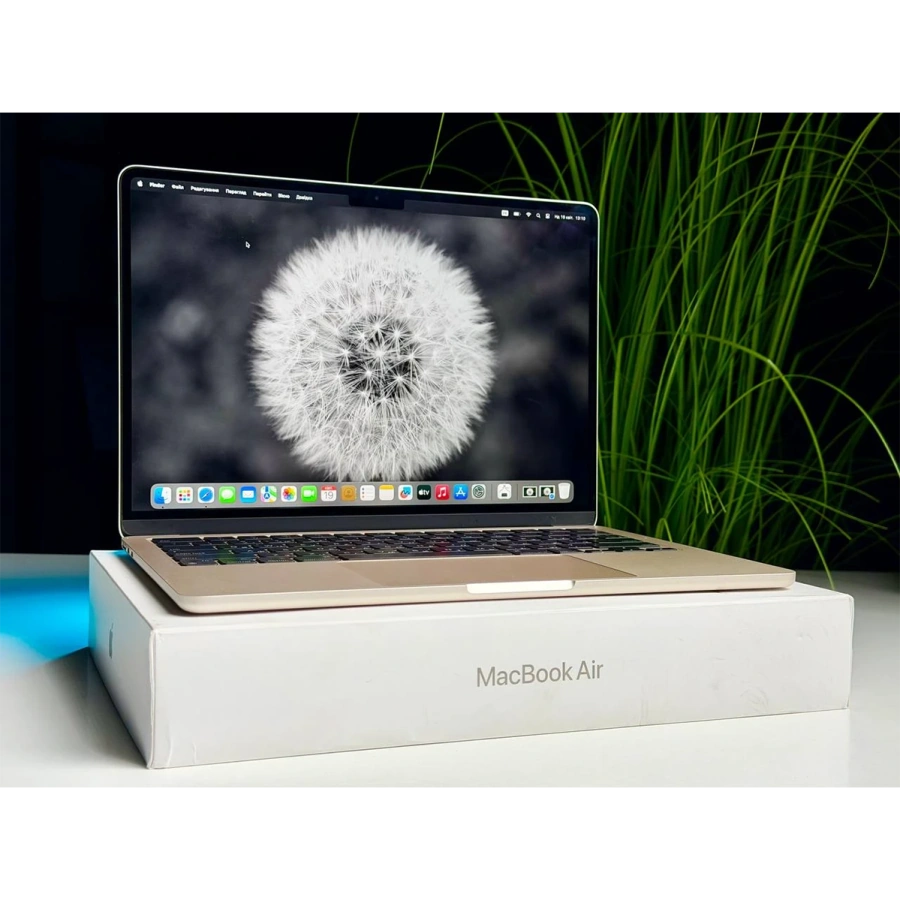 ВЖИВАНИЙ Б/У MacBook Air 13" M3/8CPU/10GPU/8GB/512GB Starlight 2024 (MRXU3) - Стан: гарний | Акумулятор: 100% | Комплектація: повний + накладка | Гарантія: 3 міс.