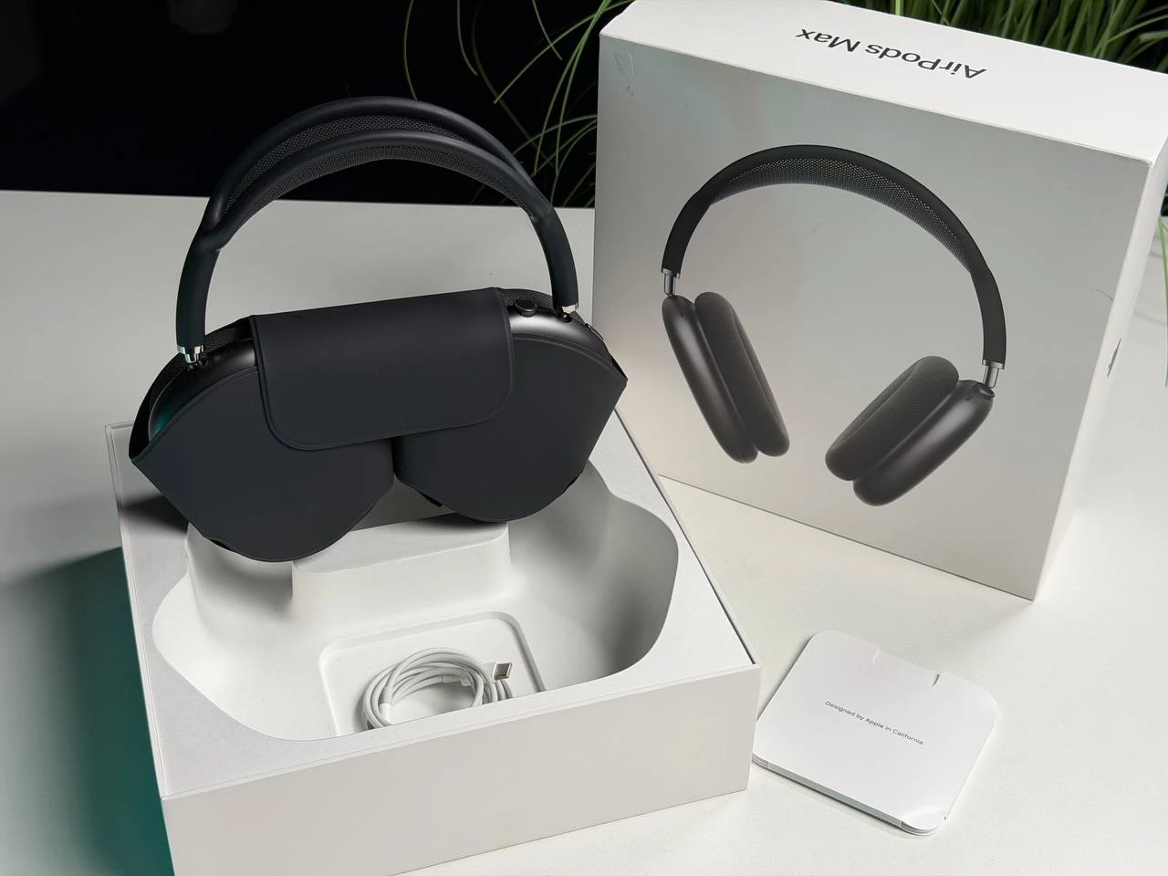 ВЖИВАНИЙ Б/У Наушники Apple AirPods Max [Lightning] 2020 - Space Gray (MGYH3) - Состояние: хороший | Комплектация: полный | Гарантия: 3 мес.