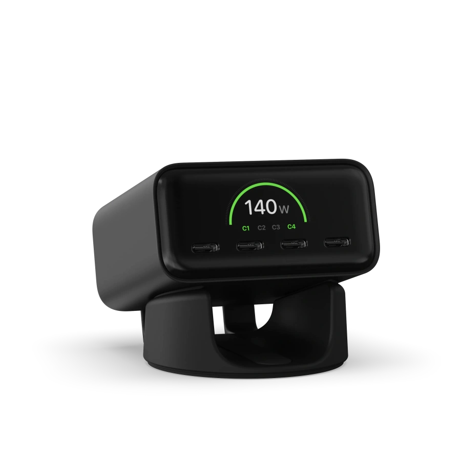 Зарядний пристрій Satechi ChargeView 140W Desktop Charger (ST-C4CV140C-EU)