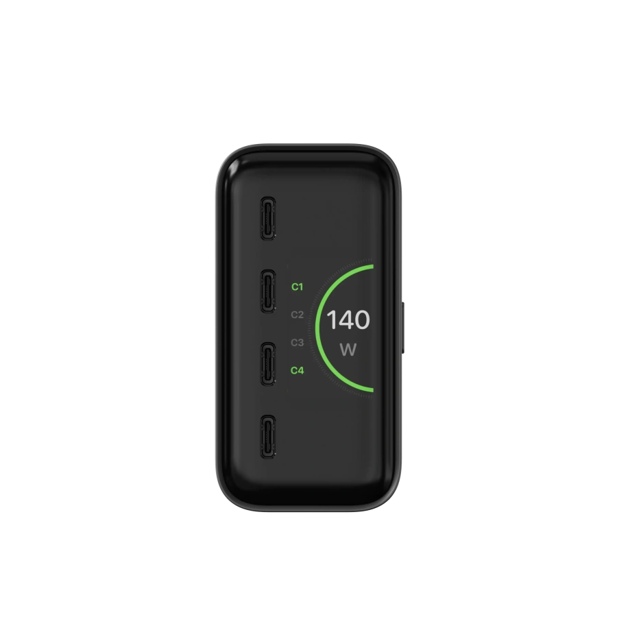 Зарядний пристрій Satechi ChargeView 140W Desktop Charger (ST-C4CV140C-EU)