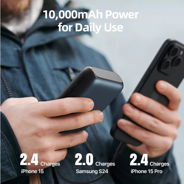 Зовнішній акумулятор [павербанк] VOLTME Hypercore 10K Trio 10000mAh - Deep Blue (B3026)