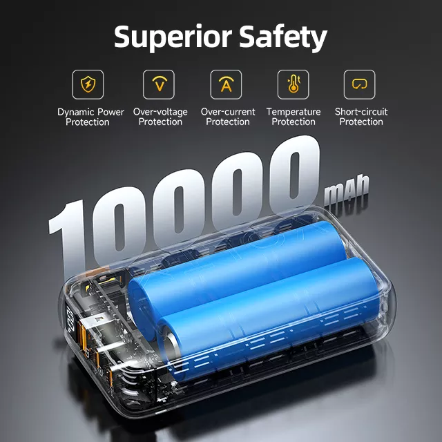 Зовнішній акумулятор [павербанк] VOLTME Hypercore 10K Trio 10000mAh - Deep Blue (B3026)