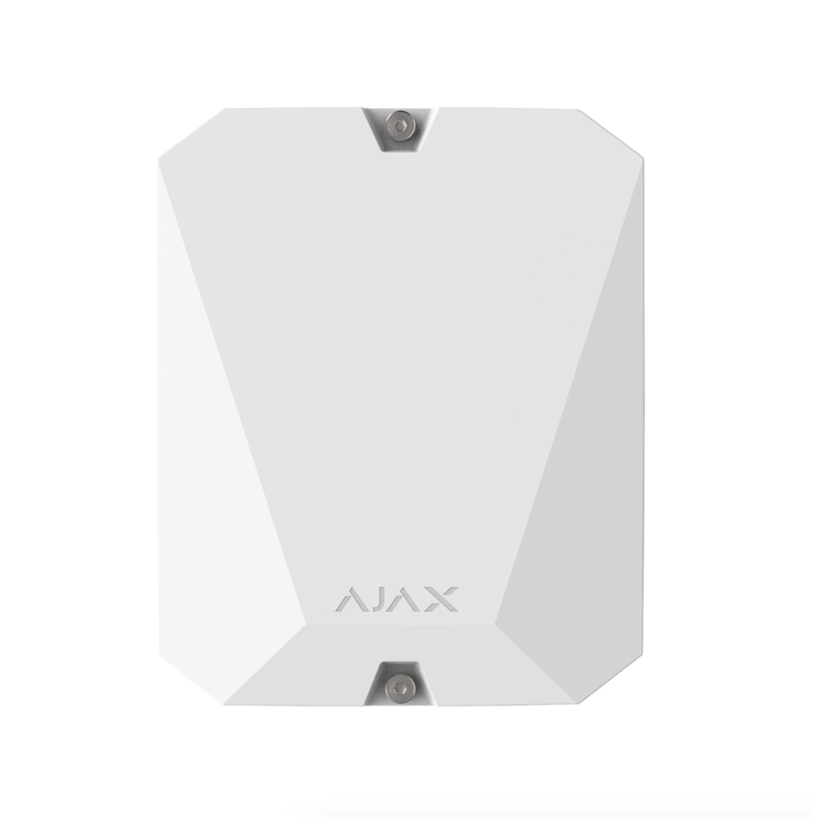 Ajax MultiTransmitter White - модуль для підключення дротової сигналізації