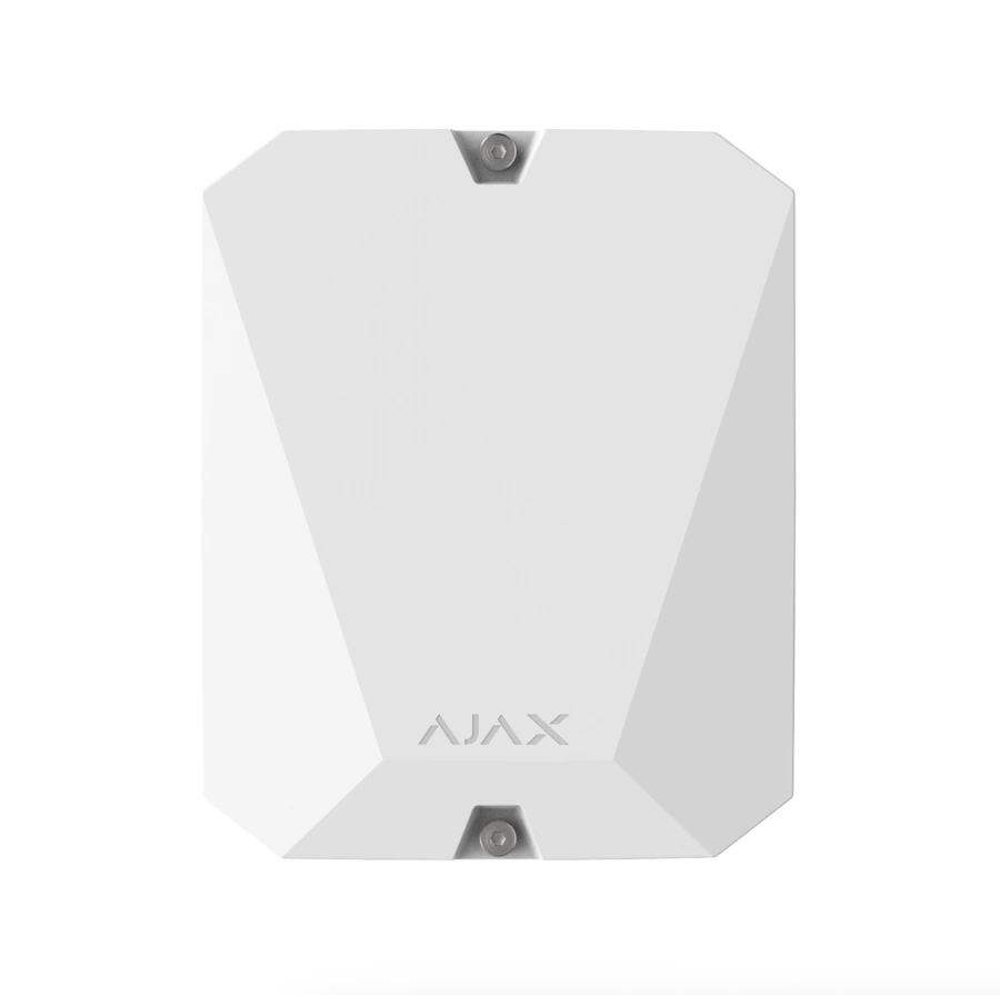 Ajax vhfBridge - модуль для підключення систем безпеки Ajax до сторонніх ДВЧ-передавачів [з корпусом] White