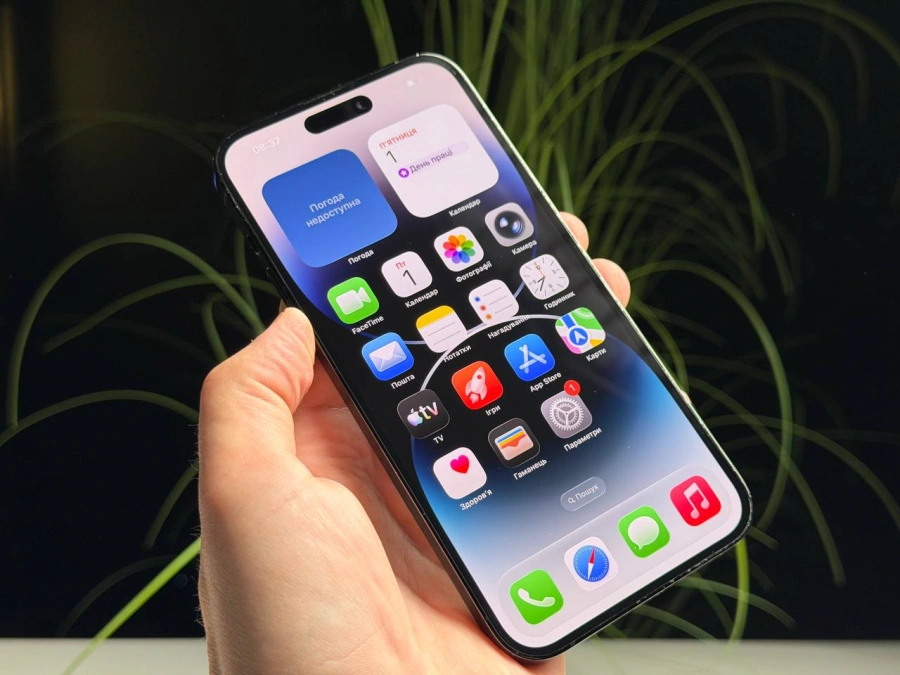 ВЖИВАНИЙ Б/У Apple iPhone 14 Pro Max 1TB Space Black (MQC23) - Стан: гарний | Акумулятор: 100% | Комплектація: повний | Гарантія: 3 міс.
