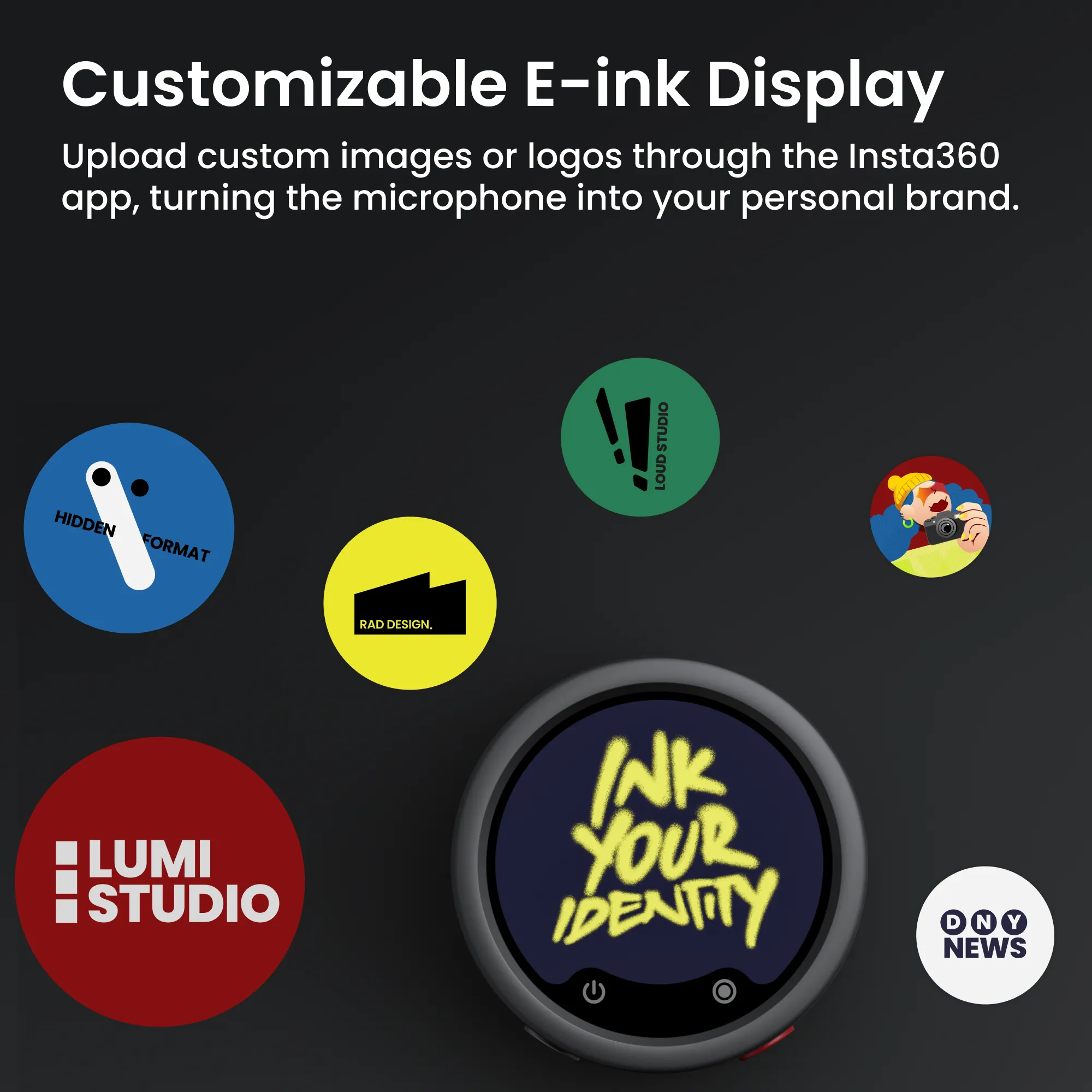 Микрофонная система Insta360 Mic Pro [4 TX + 1 RX]