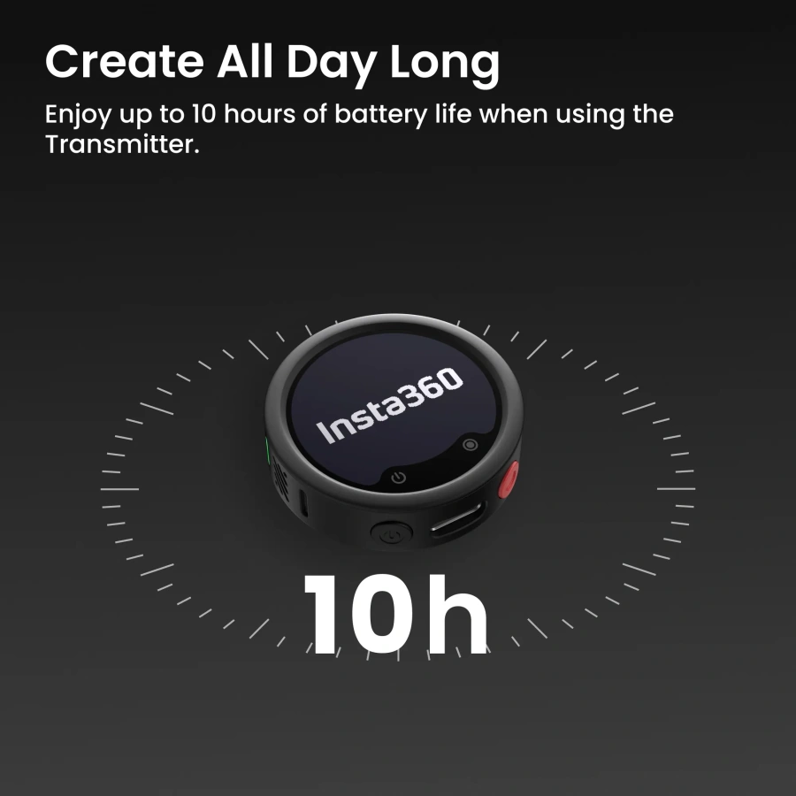 Микрофонная система Insta360 Mic Pro [4 TX + 1 RX]