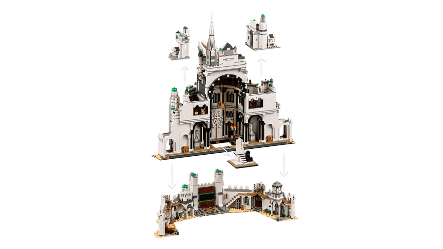Блоковий конструктор LEGO Icons Володар Перснів: Мінас Тіріт (11377)