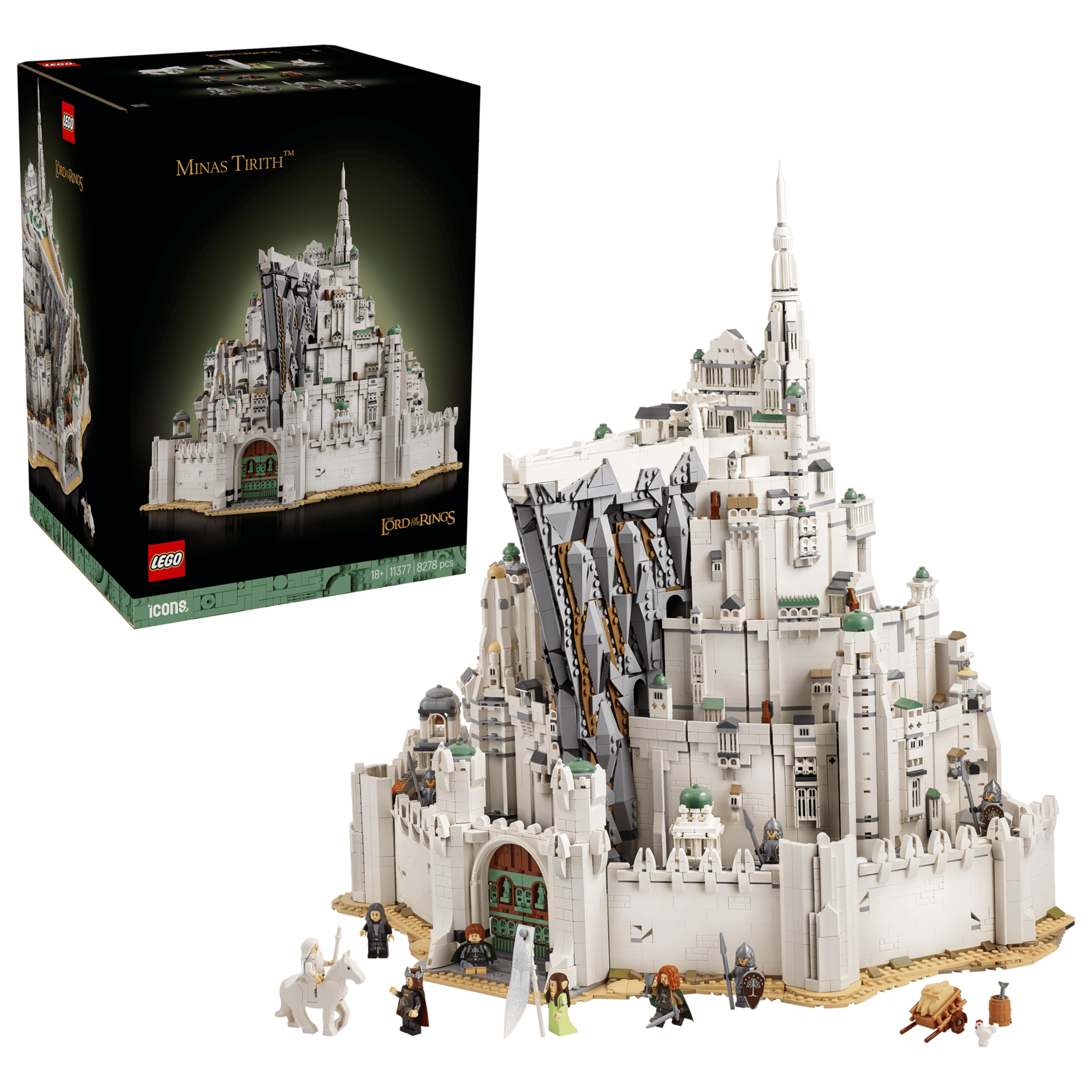 Блоковий конструктор LEGO Icons Володар Перснів: Мінас Тіріт (11377)