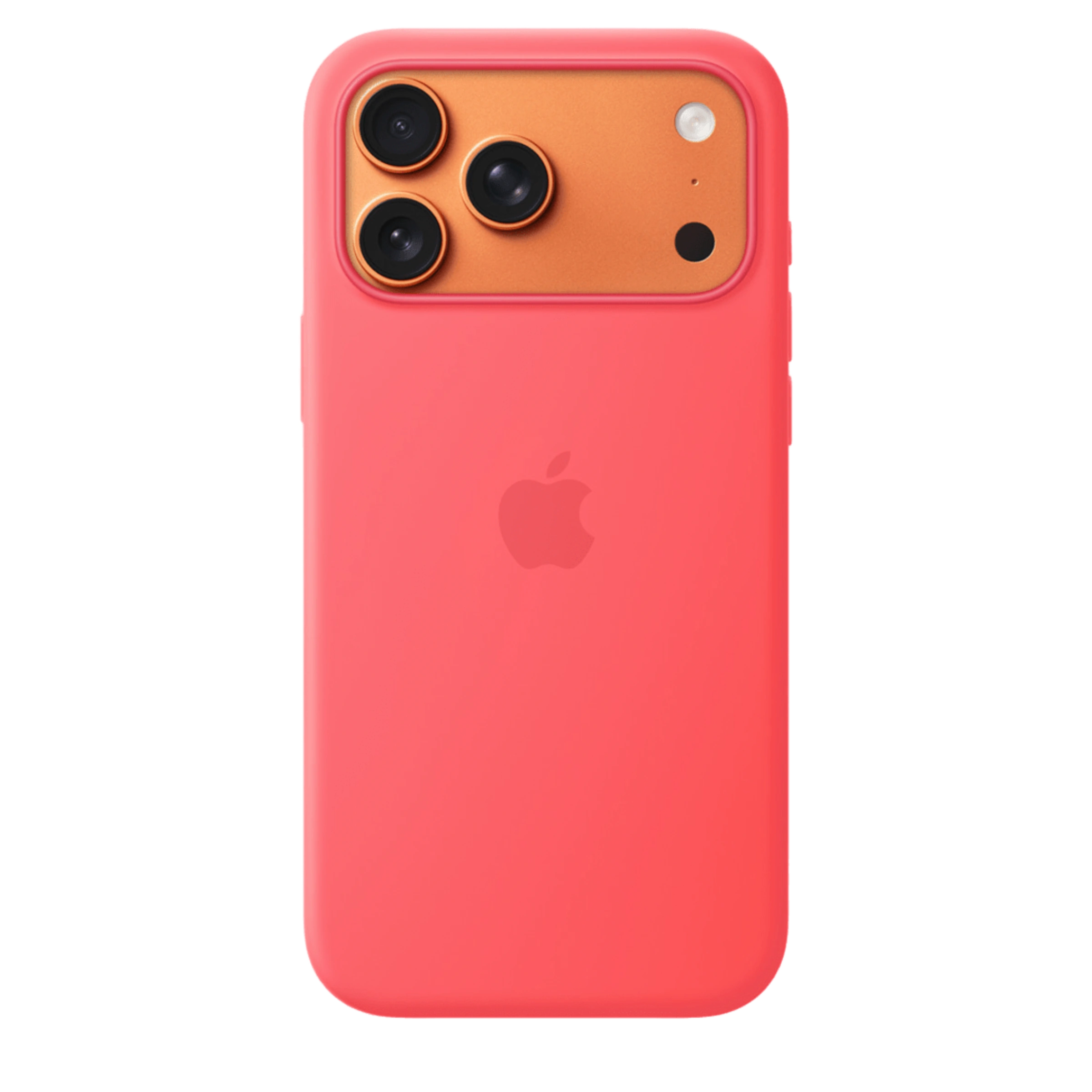 Чохол Apple iPhone 17 Pro Max Silicone Case with MagSafe Lux Copy - Bright Guava