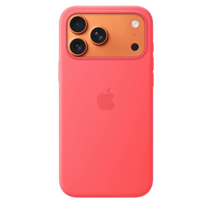 Чохол Apple iPhone 17 Pro Max Silicone Case with MagSafe Lux Copy - Bright Guava
