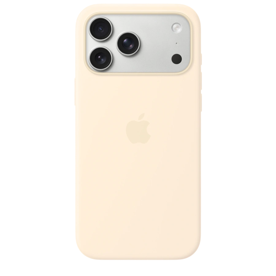 Чохол Apple iPhone 17 Pro Max Silicone Case with MagSafe Lux Copy - Vanilla