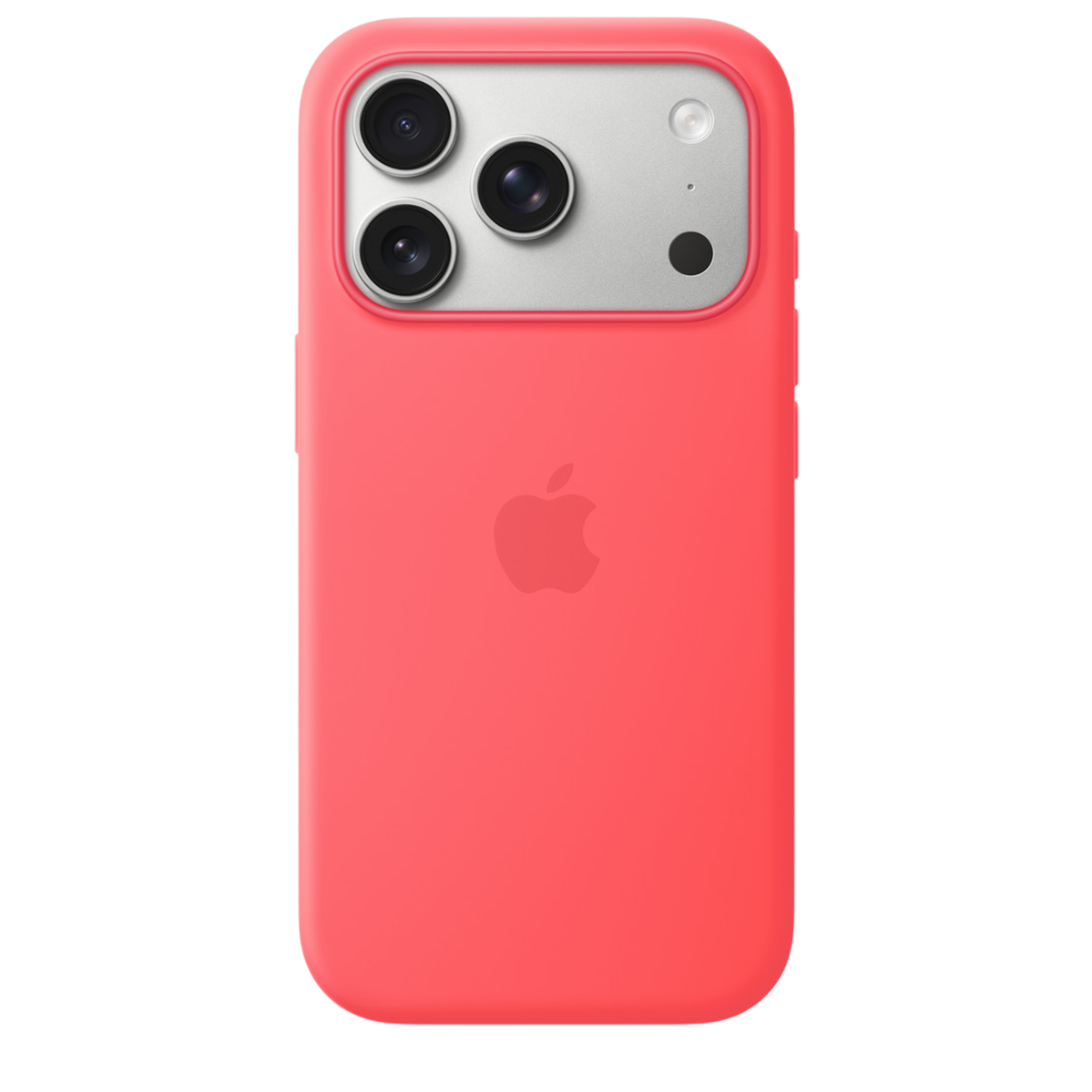 Чехол Apple iPhone 17 Pro Silicone Case with MagSafe Lux Copy - Bright Guava