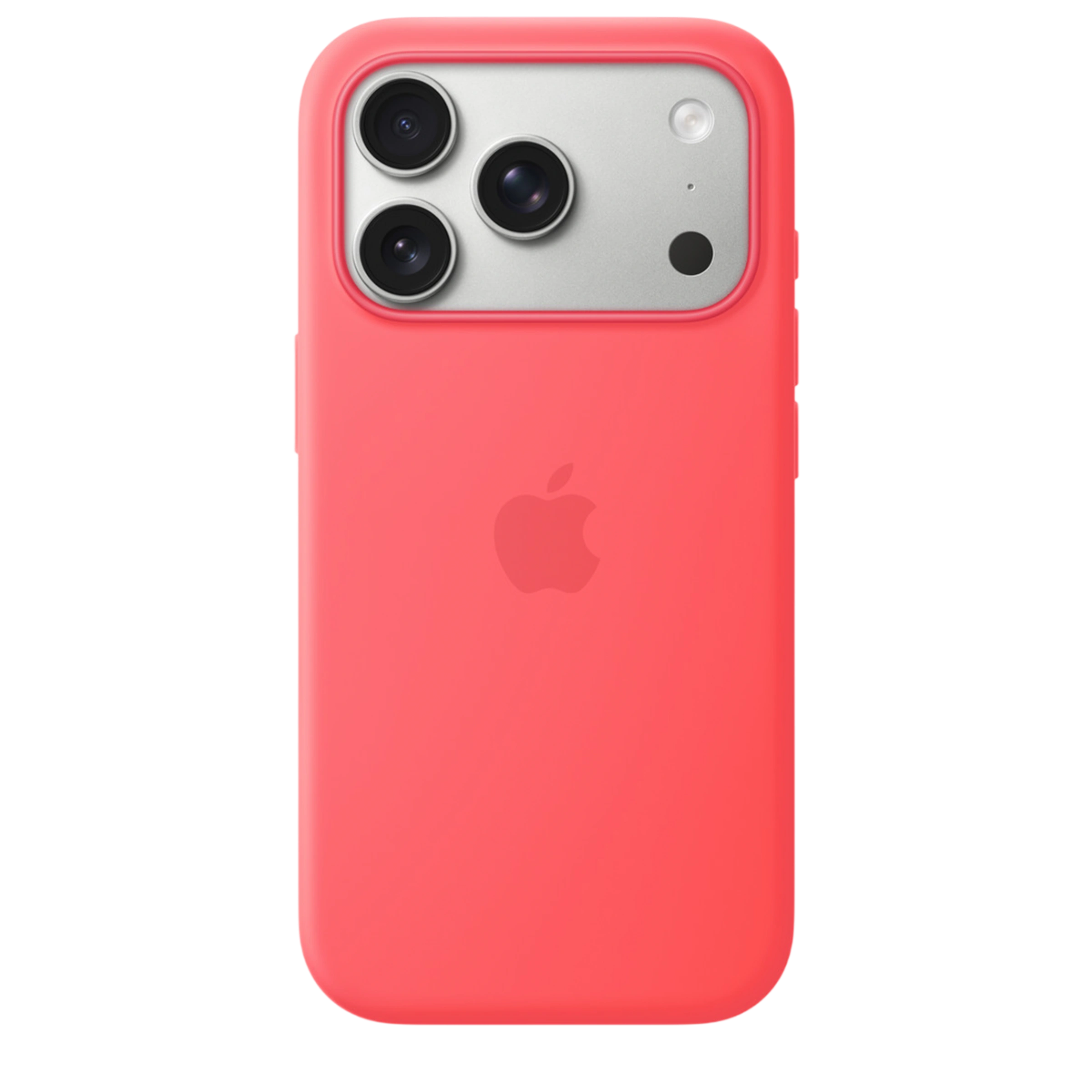 Чехол Apple iPhone 17 Pro Silicone Case with MagSafe Lux Copy - Bright Guava