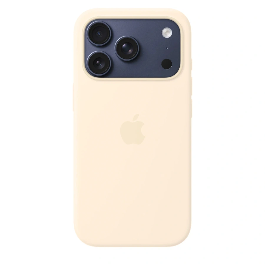 Чехол Apple iPhone 17 Pro Silicone Case with MagSafe Lux Copy - Vanilla